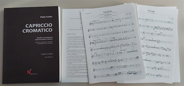 Vlado Sunko, “Capriccio Cromatico - Skladbe za mandolinske komorne sastave i orkestre”