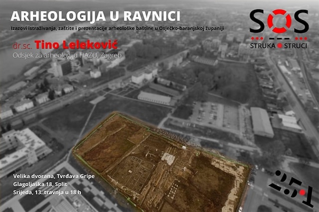 Gostujuće predavanje: Arheologija u ravnici / izazovi istraživanja, zaštite i prezentacije arheološke baštine u Osječko-baranjskoj županiji