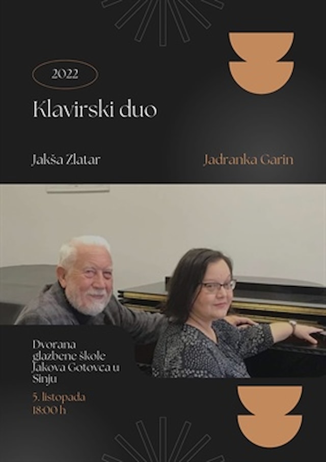 Koncerti Jadranke Garin i Jakše Zlatara