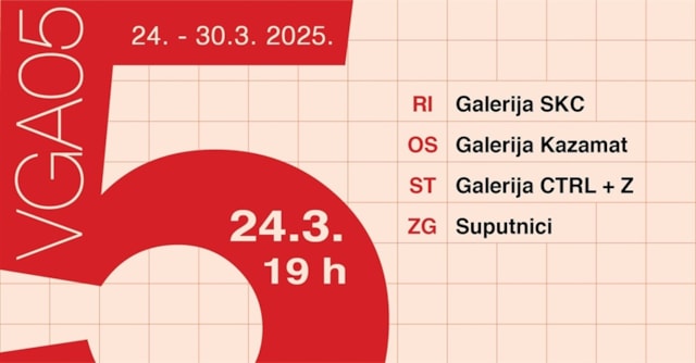 VGA05 - Izložba studentskih radova istovremeno na četiri lokacije