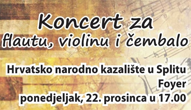 Koncert za flautu, violinu i čembalo